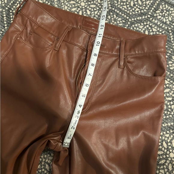 Mother Mid Rise Dazzler Ankle Faux Leather - Picture 14 of 16